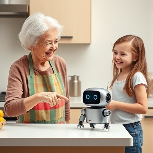 El robot en la casa de abuela