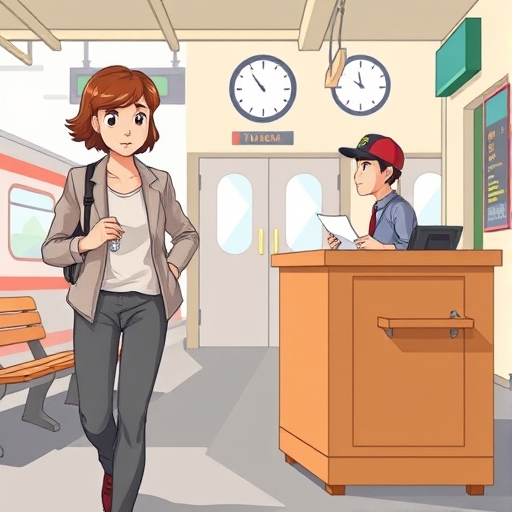 La joya olvidada en la estación de tren