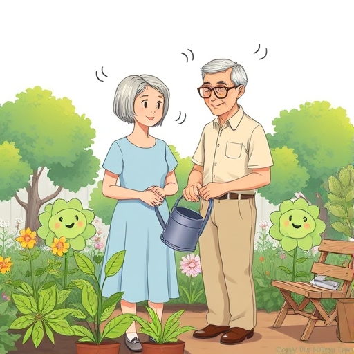 El jardín que habla con abuelos