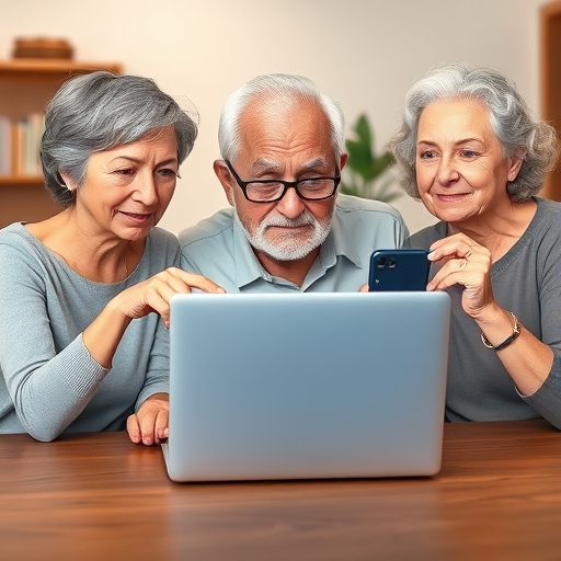 El grupo de los abuelos en línea