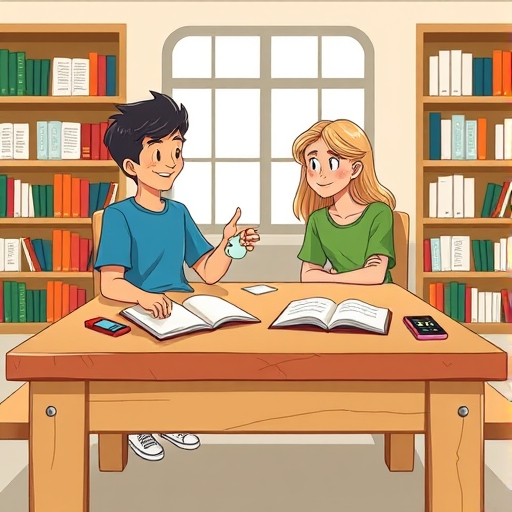 Encuentro inesperado en la biblioteca