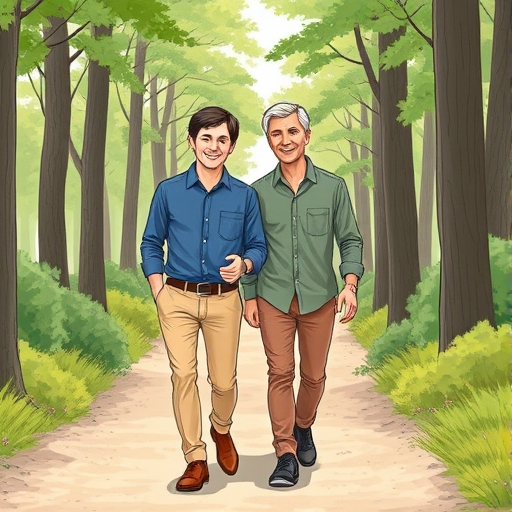 La caminata en el bosque y la charla sincera