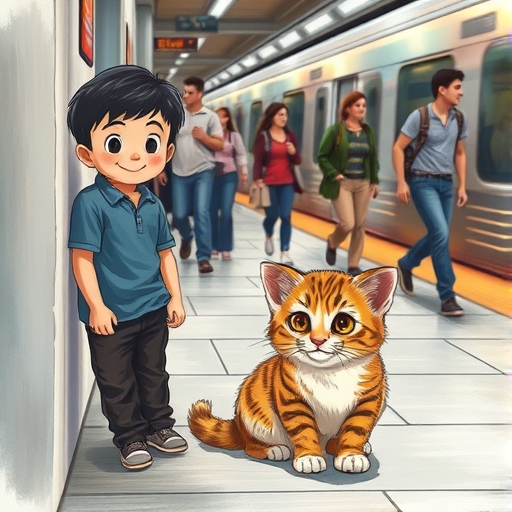El gato y el reloj del tren