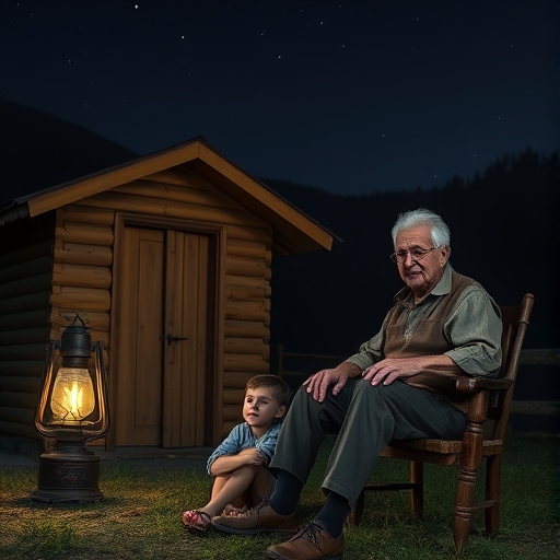 山间小屋的夜语