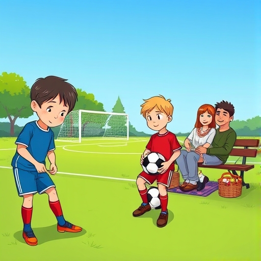 El desafío de los primos futbolistas