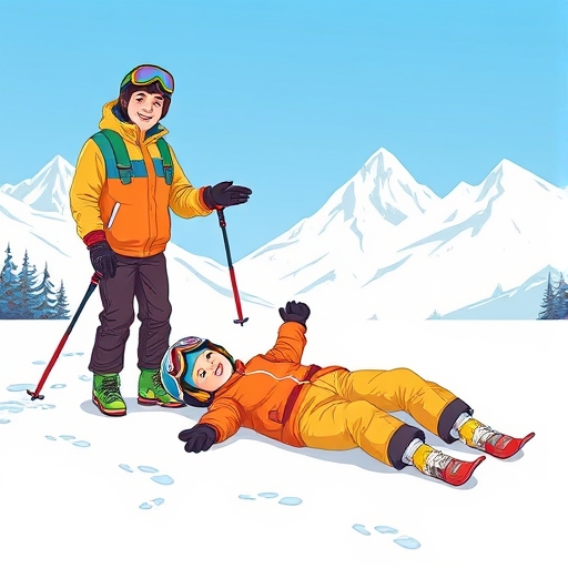 雪山滑雪场的意外成长