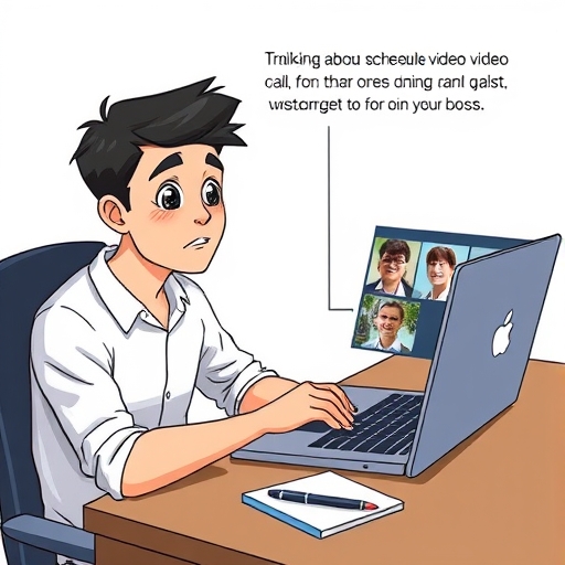 La videollamada olvidada