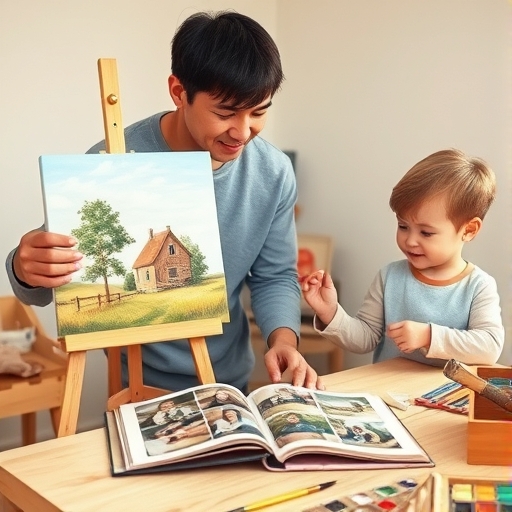 Recuerdos entre pinceles y lienzos