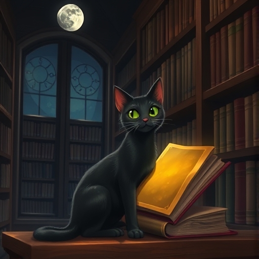 El gato y el secreto de la biblioteca