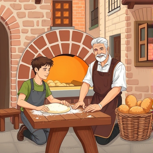 El reto del panadero en el barrio antiguo