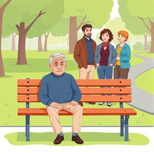 El banco vacío del parque central