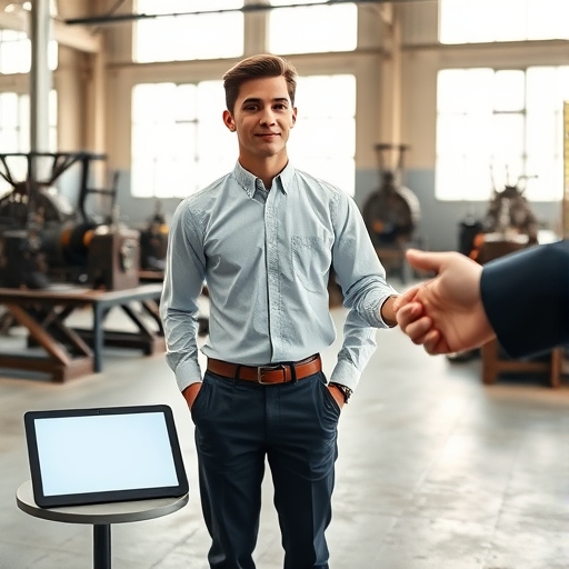 La entrevista en la fábrica histórica