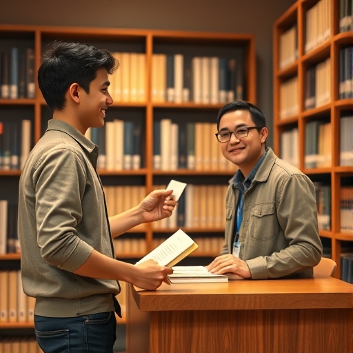 La confusión en la biblioteca pública