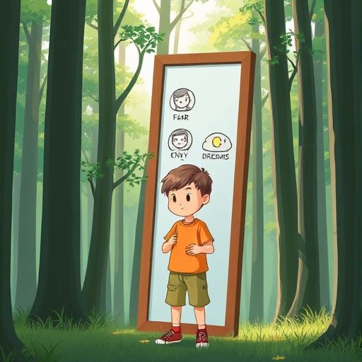 El espejo del bosque encantado