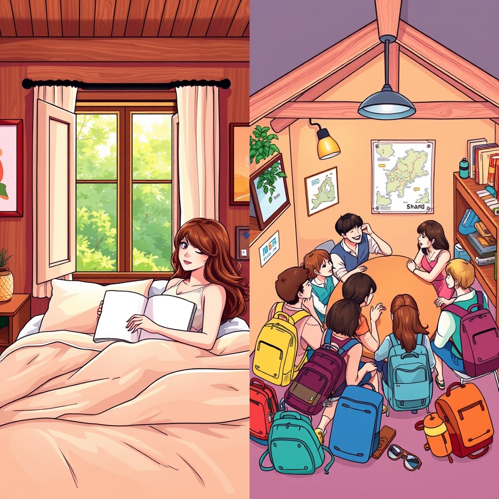 गेस्टहाउस बनाम युवा हॉस्टल