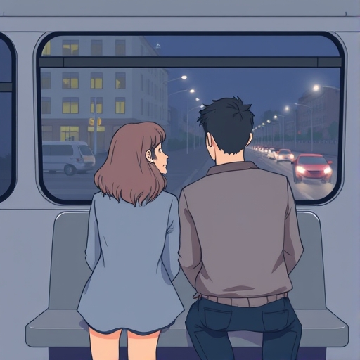 La conversación en el autobús nocturno