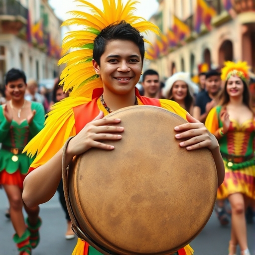 La voz del tambor en Carnaval