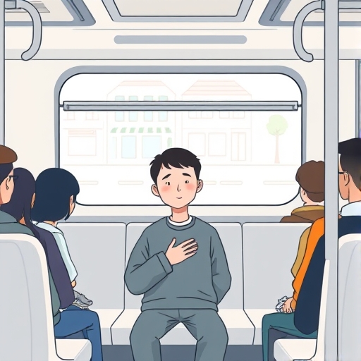 地铁里的平静呼吸