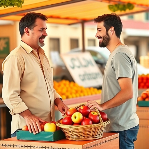 La negociación en el mercado al aire libre