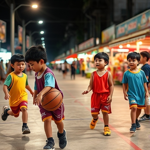 夜市篮球场的秘密契约