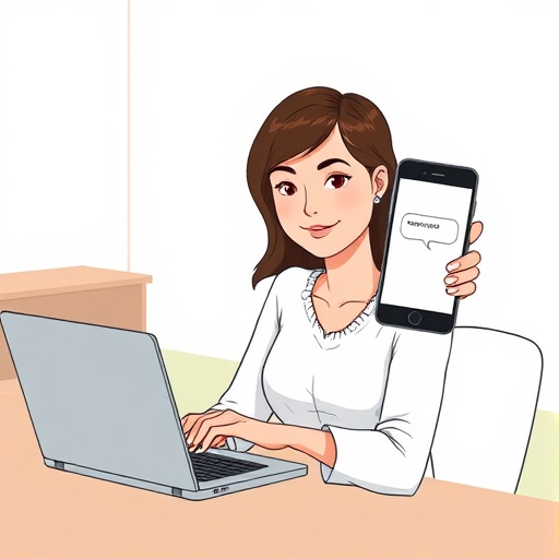 El mensaje de renuncia en la aplicación de trabajo