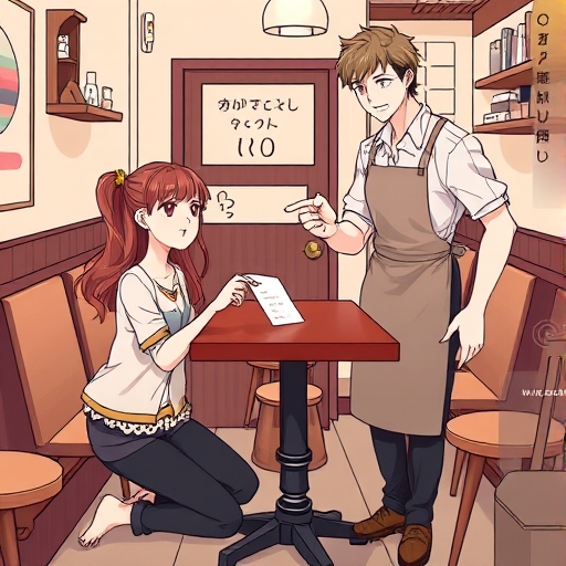 La carta escondida en la cafetería