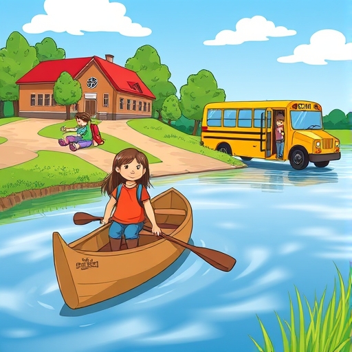 De la canoa al bus escolar