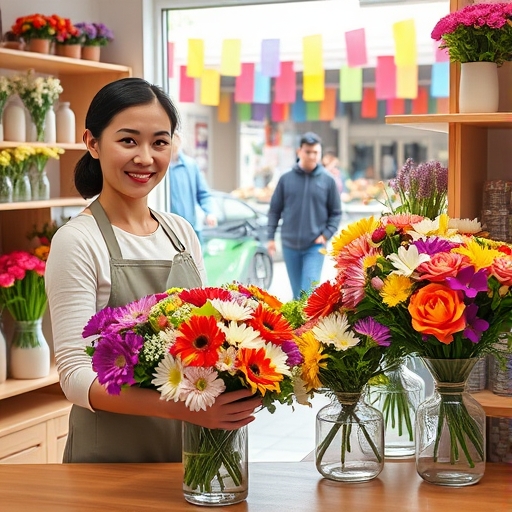 Un día en la tienda de flores