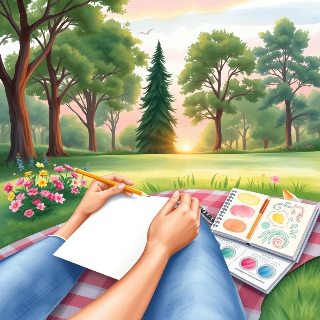 3. 그림 그리기: 마음의 평화를 찾아서