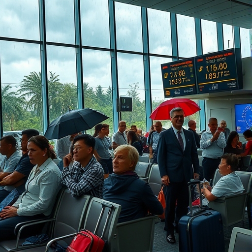 La tormenta que cambió el aeropuerto internacional
