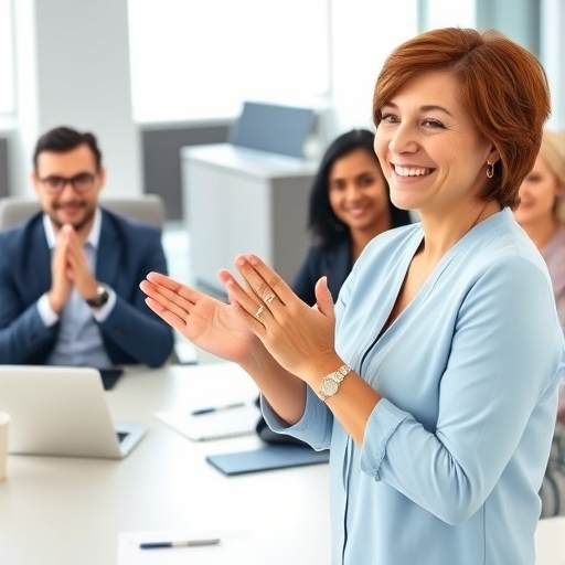 El aplauso en la oficina