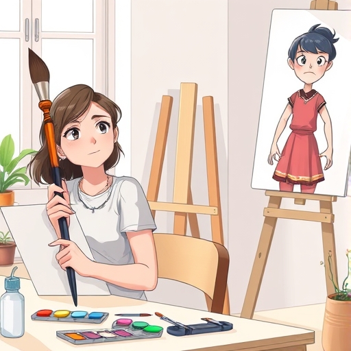 画室里的隐秘对决
