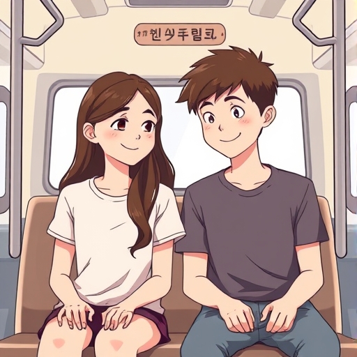 La historia de amor y química en el bus