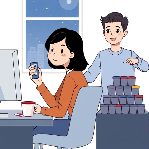 深夜加班的咖啡救援