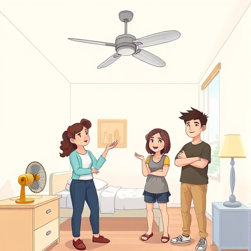 出租屋的风扇之争