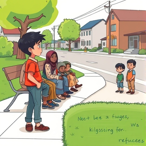 El niño que comprendió a refugiados