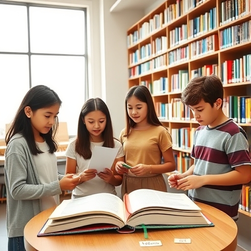 La biblioteca con libros que hablan