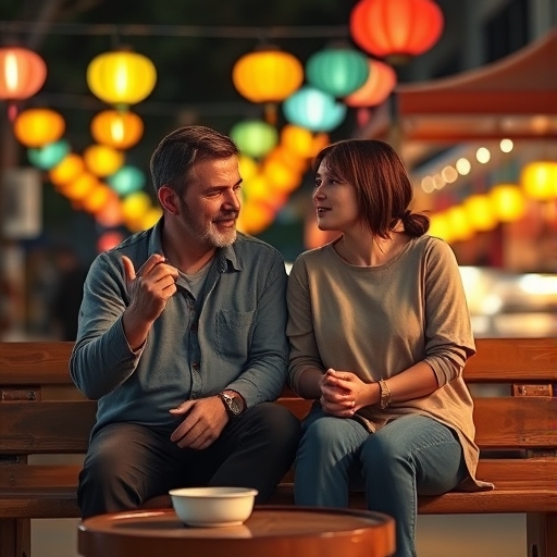 夜市偶遇的暖心提示
