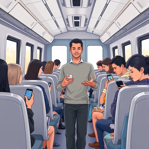 El tren donde nadie mira fuera