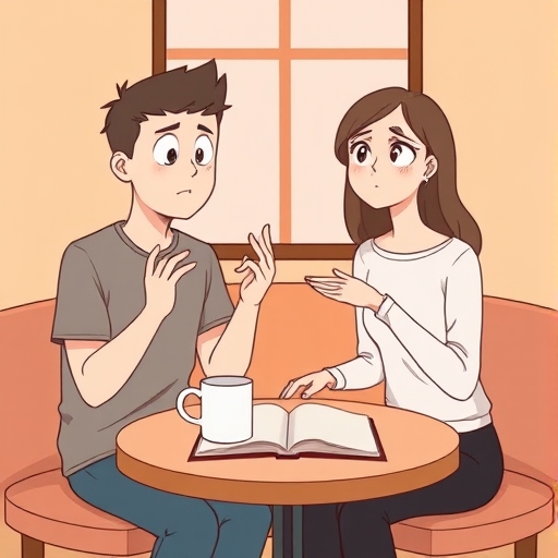 La reunión inesperada en el café del barrio