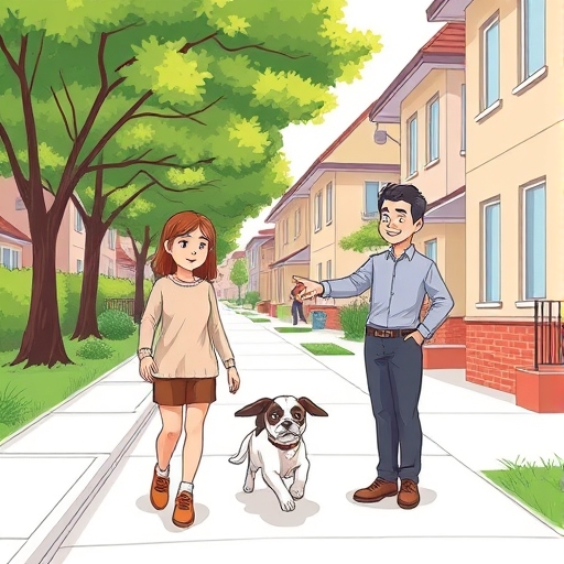 El perro perdido y dos corazones que se encuentran