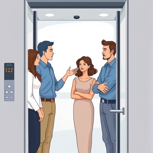 El ascensor detenido y la charla inesperada