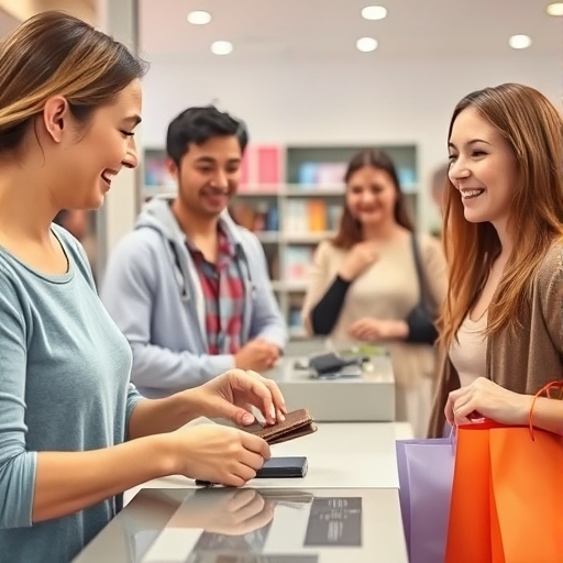 La cartera olvidada en la caja