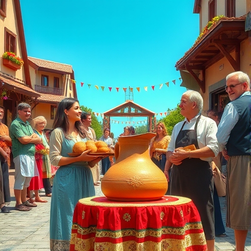 El misterio del cántaro en la plaza central