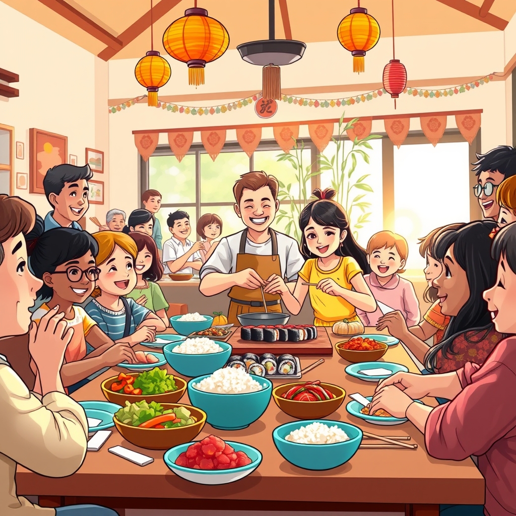 סדנת בישול אסיאתי