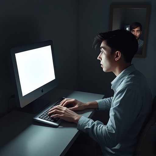 El mensaje que escribe solo