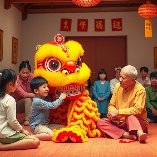 舞狮彩排的小插曲