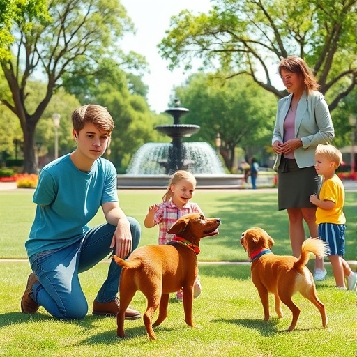 El perro desaparecido en el parque central