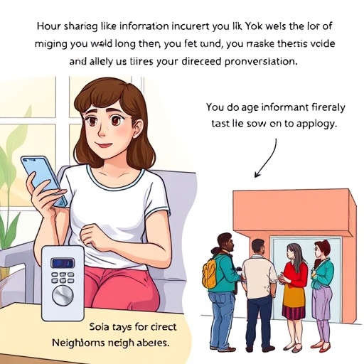 El mensaje en el grupo de vecinos