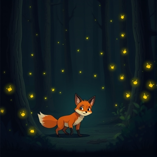 夜晚的萤火虫信使